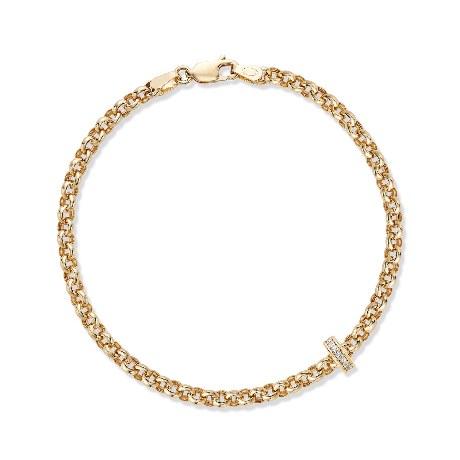 Round Diamond Bead