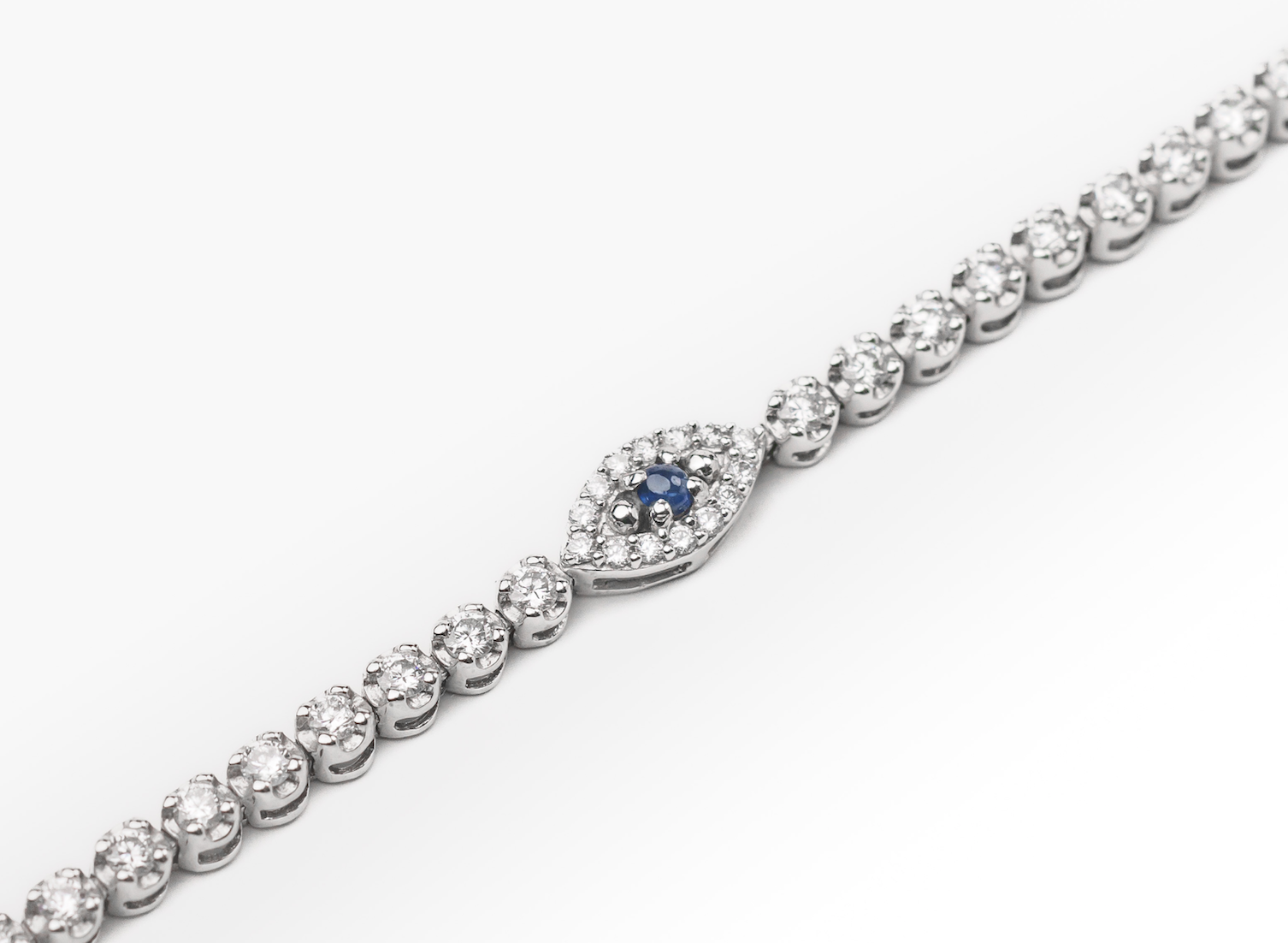 Evil Eye Tennis Bracelet