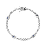 Bracelet de tennis contre le mauvais œil