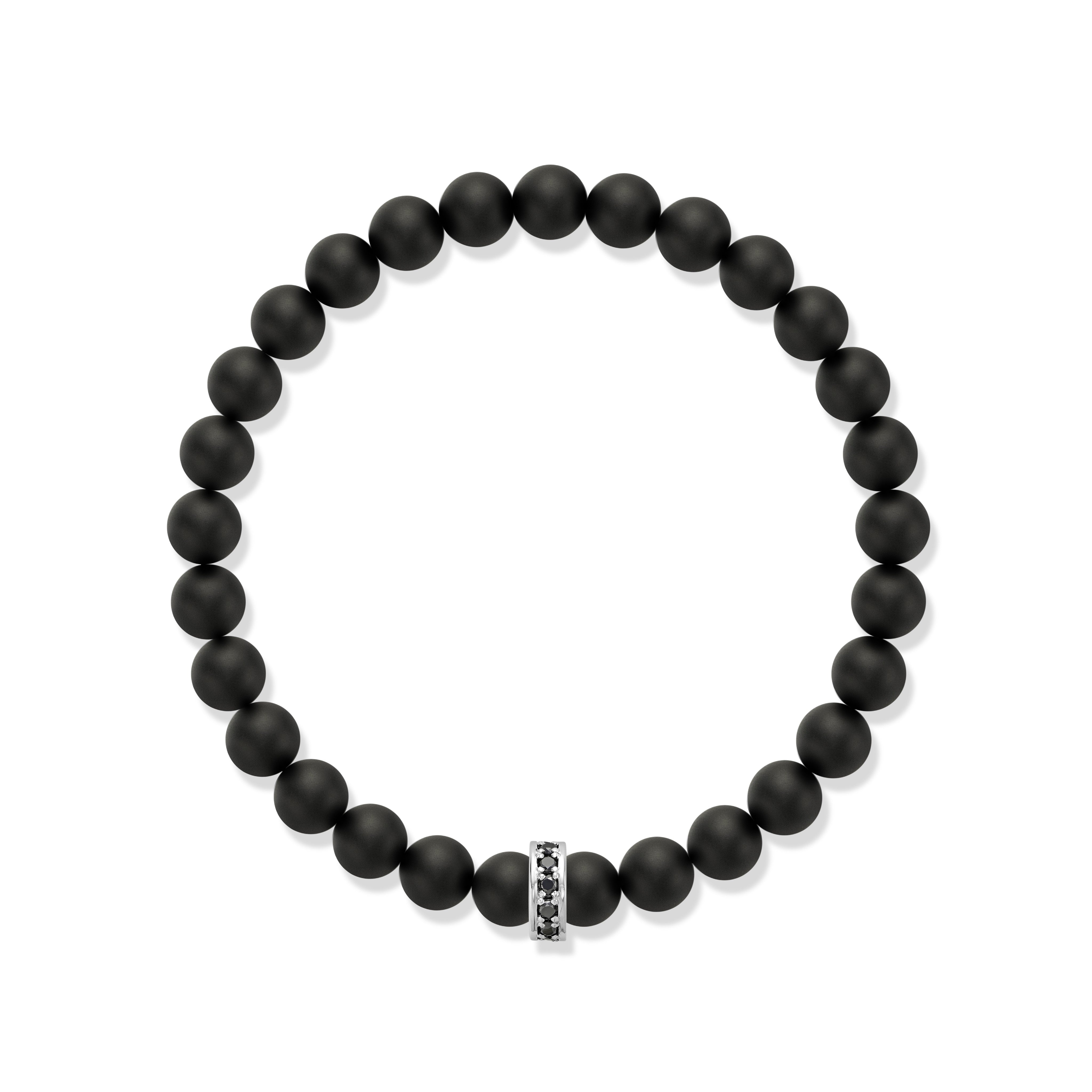 ◇HYERES LOR◇ H Edition (W) Ball Black Onyx Beads Bracelet 8mm Bead Bracelet - Black Onyx | Vincero | Vincero Collective