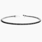 Men's Black Diamond Tennis Bracelet (1.75mm)