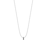 Perle ronde en diamant noir pour homme