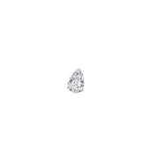 Pear Diamond Stud
