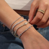 Pave boy 3mm Tennis bracelet