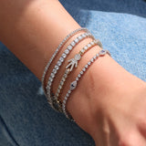 Pave boy 3mm Tennis bracelet