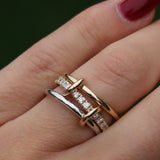 Three rows of heaven ring