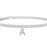 Tennis Bracelet Initial Charms