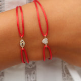 Evil Eye on Red Cord