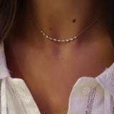 Bezel Diamond Necklace