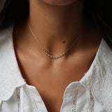 Bezel Diamond Necklace