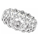 Oval Diamond Eternity Band