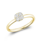 Square Illusion Diamond Ring