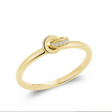 Interlocking Diamond Ring