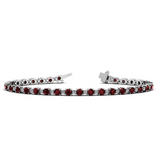 Tennis Ruby & Diamond Bracelet