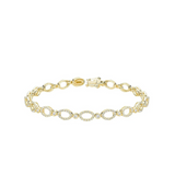 Oval Tennis Diamond Bracelet