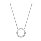 Circle Diamond Necklace