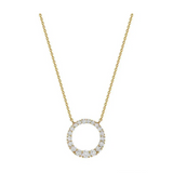 Circle Diamond Necklace