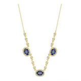 Precious Stone & Diamond Pendant