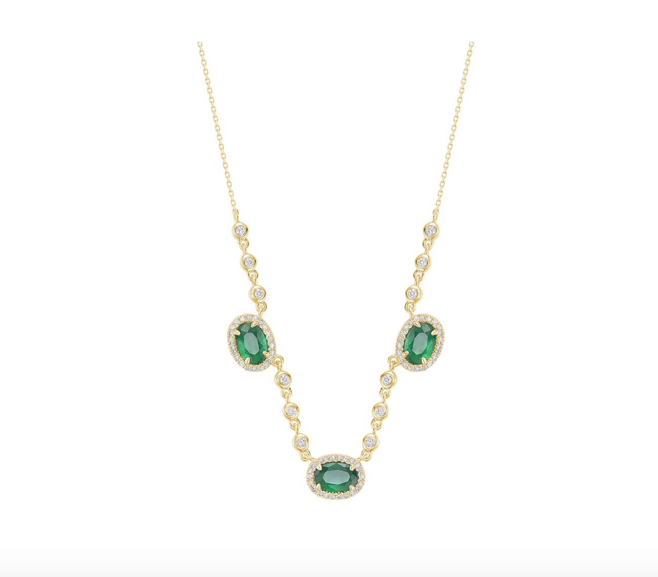 Precious Stone & Diamond Pendant