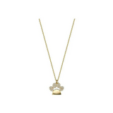 Paw Print Diamond Necklace