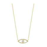 Evil Eye Diamond Necklace