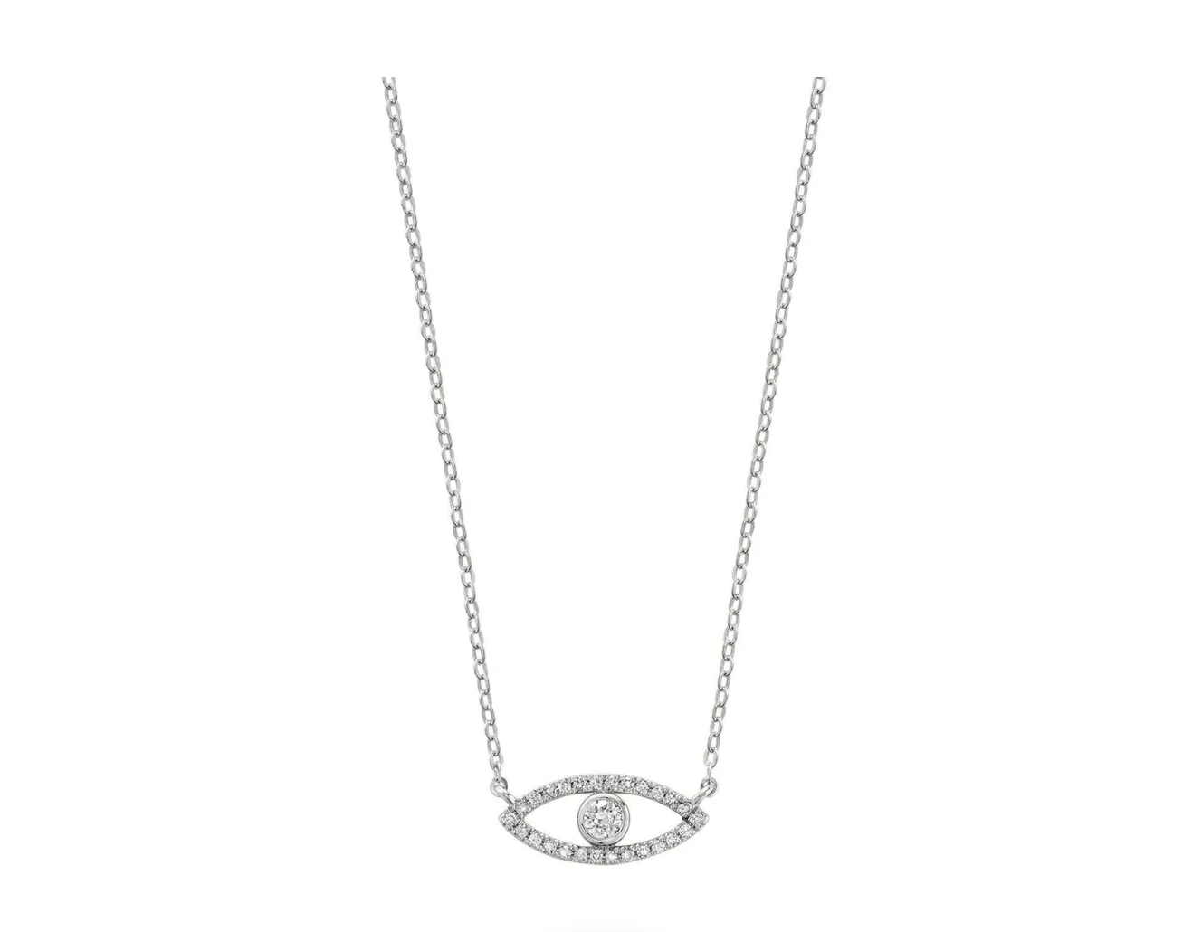 Evil Eye Diamond Necklace