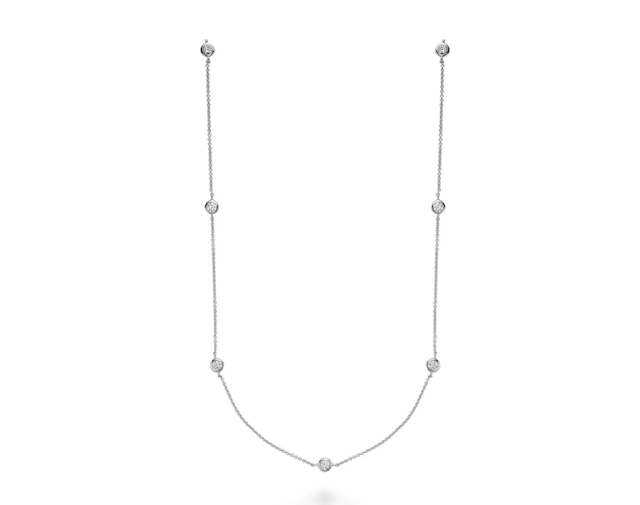 Diamond By the Yard Necklace