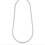 Graduated Tennis Diamond Necklace