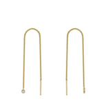 Dangle Chain Diamond Earrings
