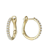 Diamond Loop Earrings