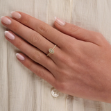 Oval Illusion Diamond Ring