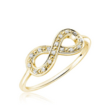 Diamond Infinity Ring