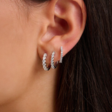 Diamond Huggie Earrings (In All Sizes)
