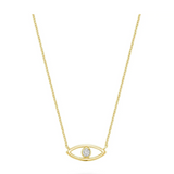 Evil Eye Diamond Necklace (10k)