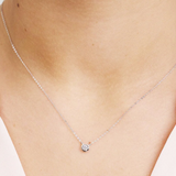 Bezel Diamond Necklace
