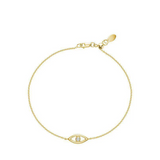 Evil Eye Diamond Bracelet (10k)