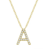 Initial Diamond Necklace
