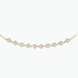 Bezel Diamond Necklace