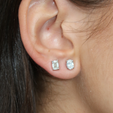 Emerald Cut Earring