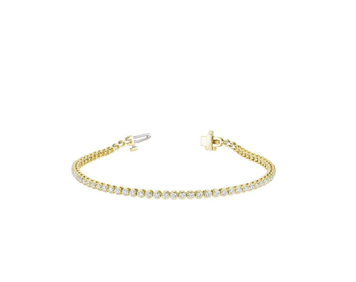 Diamond Tennis Bracelet with Round Setting