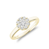 Cluster Mount Diamond Ring