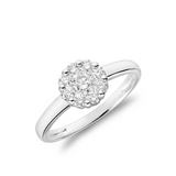 Cluster Mount Diamond Ring