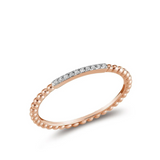 Bead Diamond Ring