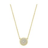 Pave Diamond Necklace (10k)