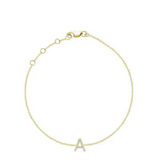 Initial Diamond Bracelet