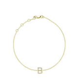 Initial Diamond Bracelet