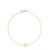 Initial Diamond Bracelet
