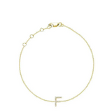 Initial Diamond Bracelet