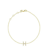 Initial Diamond Bracelet