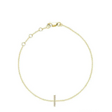 Initial Diamond Bracelet